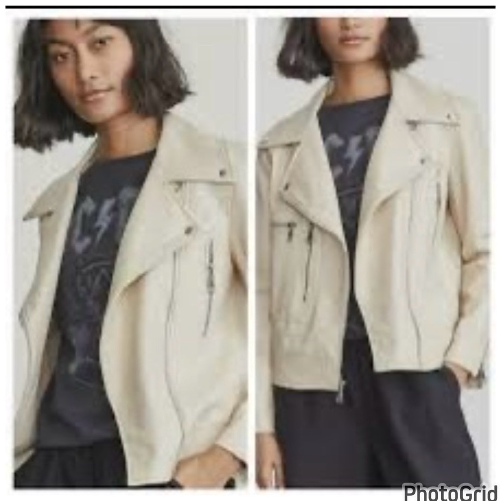 Anthropologie Elizabeth & James Faux Leather Jacket NWOT